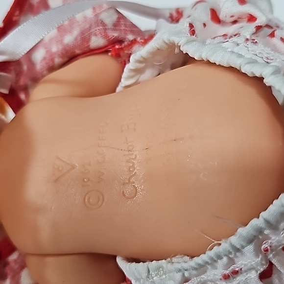 VINTAGE WITH TAGS 1962 GOEBEL Hummel CHARLOT BYJ VINYL DOLL  RED HAIR FRECKLES - Picture 4 of 7